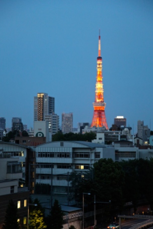 Tokyo Tower from Roppongi.