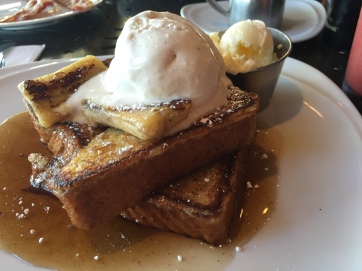 bananas foster French toast from the Tropics Bar and Grill.