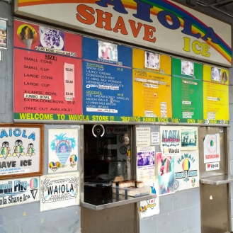 shave ice.